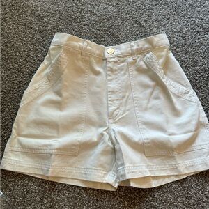 Big Bud Press White Work Shorts Size S
